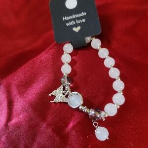 Handmade Butterfly Charm Beaded Bracelet Fashion Exquisite